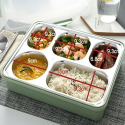 HỘP CƠM INOX 5 NGĂN CÓ NẮP ĐẬY LUNCH BOX SIÊU ĐẸP TIỆN LỢI #3