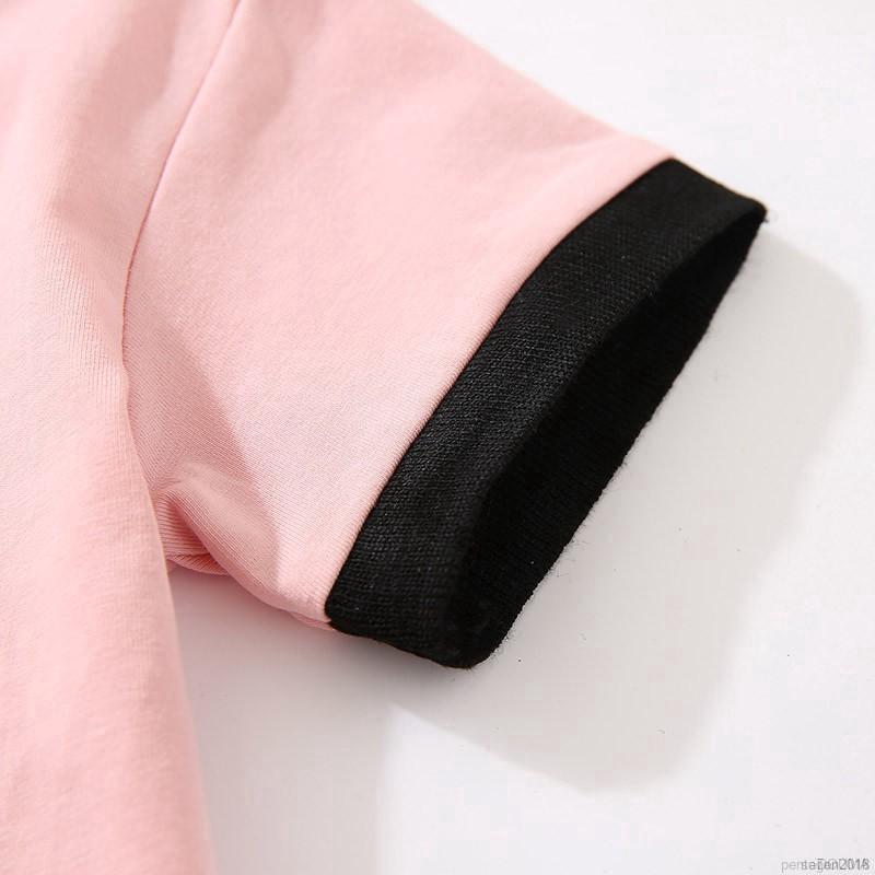 Set 2 món áo thun và quần short cotton họa tiết hoạt hình cho bé trai