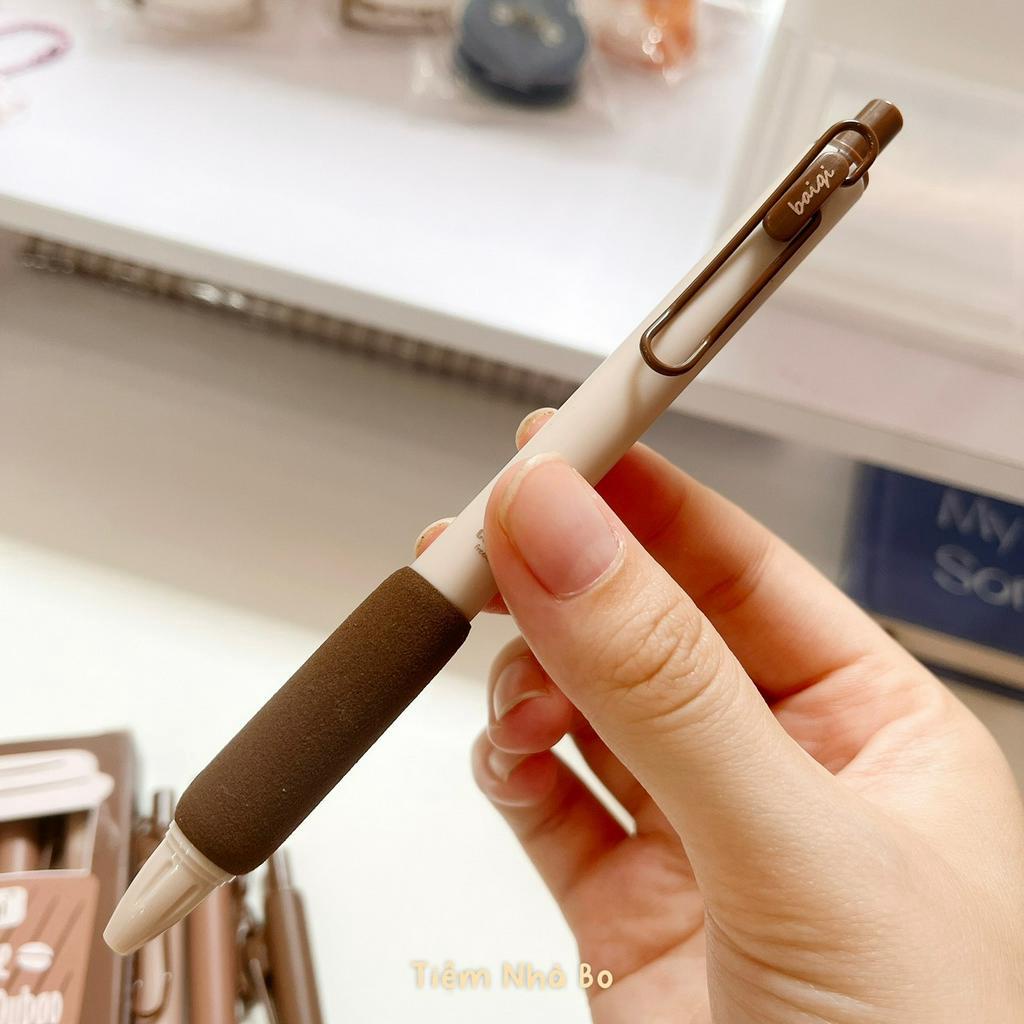 Bút bi mực đen Coffee ngòi 0.5mm