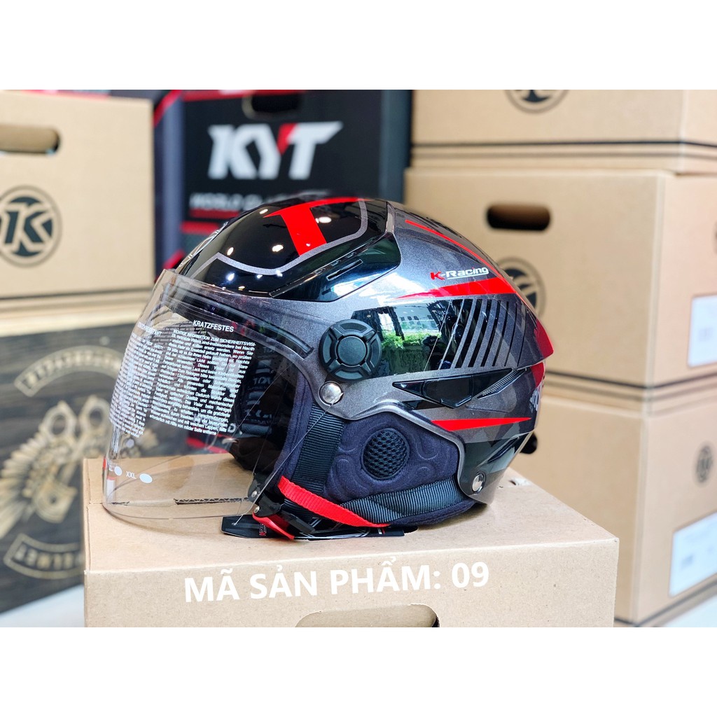 Mũ bảo hiểm nữa đầu thời trang chính hãng KYT Tigerjet