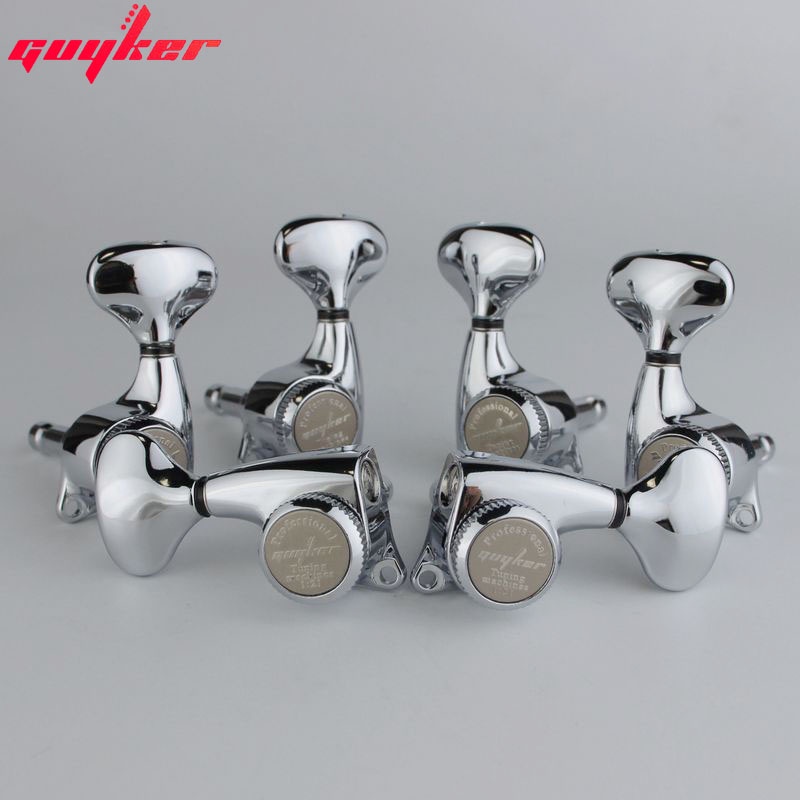 Bộ Khóa Chỉnh Dây Đàn Guitar Điện Màu Đen/Vàng Đồng 1:21