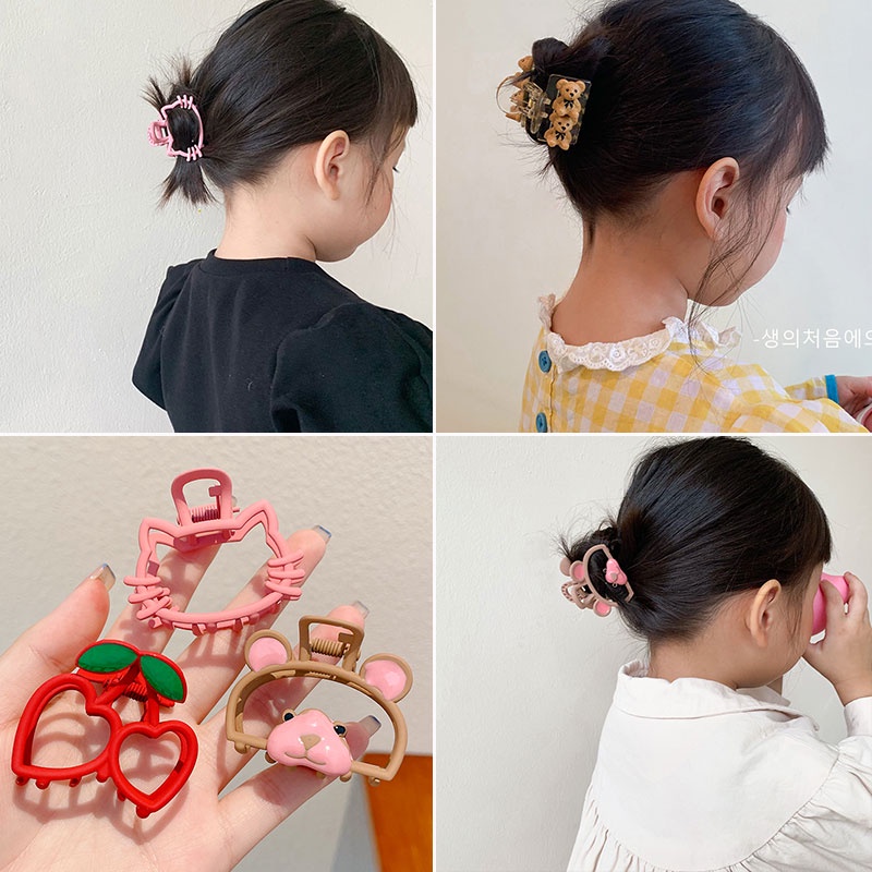 Kẹp Tóc Hình Gấu Dễ Thương Phong Cách Hàn Quốc