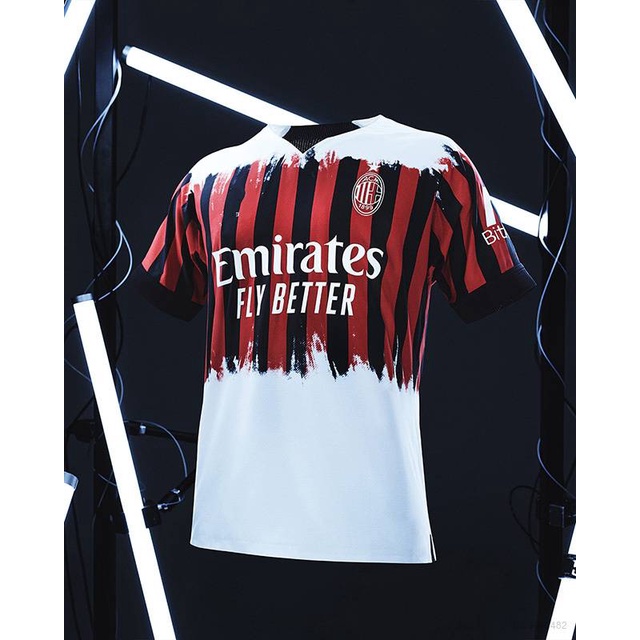 2021-2022 AC Milan Áo Thun Thể Thao Dáng Rộng Unisex