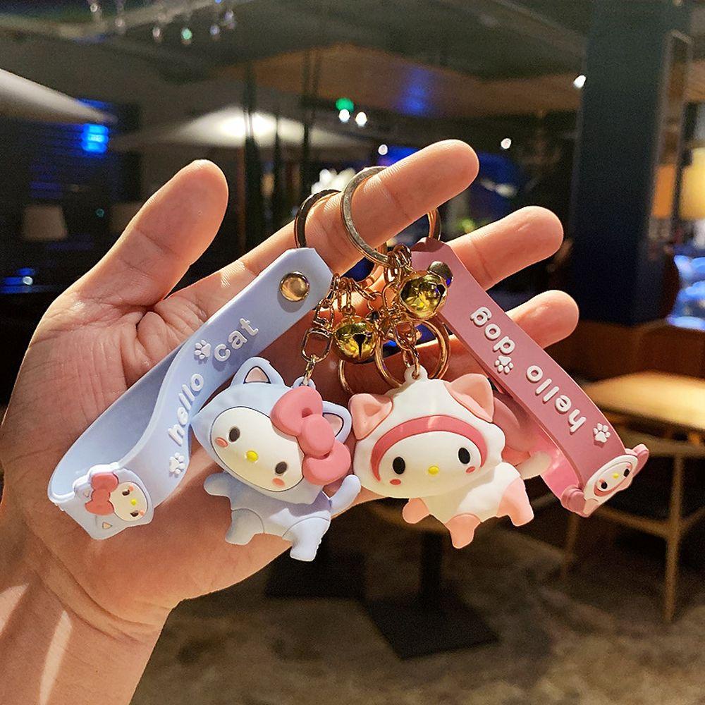 Móc Khóa Hình Thỏ Melody Hoạt Hình Kiểu Hàn Quốc Sáng Tạo REBUY1 Cho Nam / Nữ