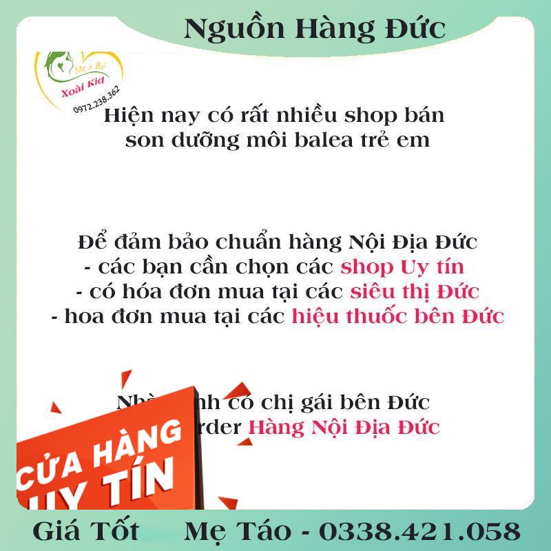 [auth] Son dưỡng môi trẻ em Balea Đức an toàn cho bé gái [Hot]