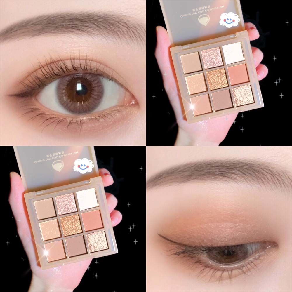 Bảng Phấn Mắt Ánh Ngọc Trai Lấp Lánh Chống Thấm Nước Màu Sắc Thời Trang
