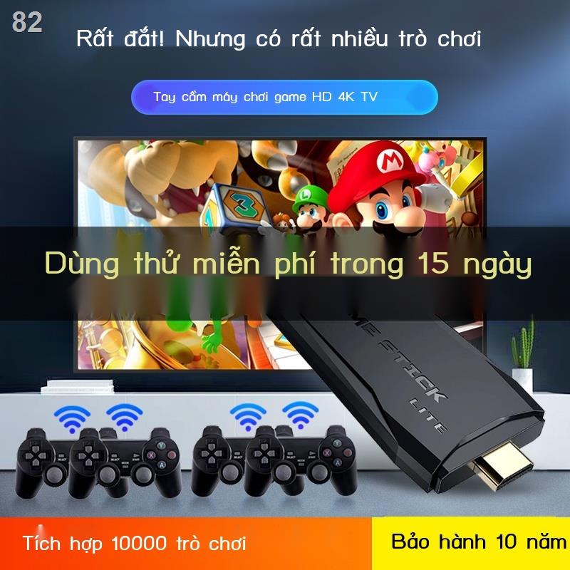 【bán chạy】❐✽﹉Máy chơi game TV tại nhà 4k HD không dây tay cầm đôi mini FC retro King of Fighters trò arcade