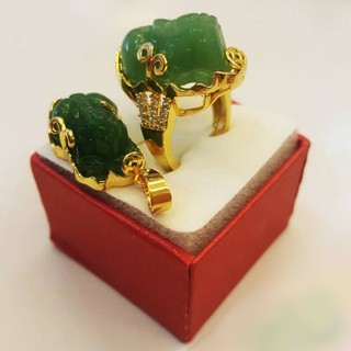 Nhẫn Tỳ Hưu- Mạ Vàng 24K