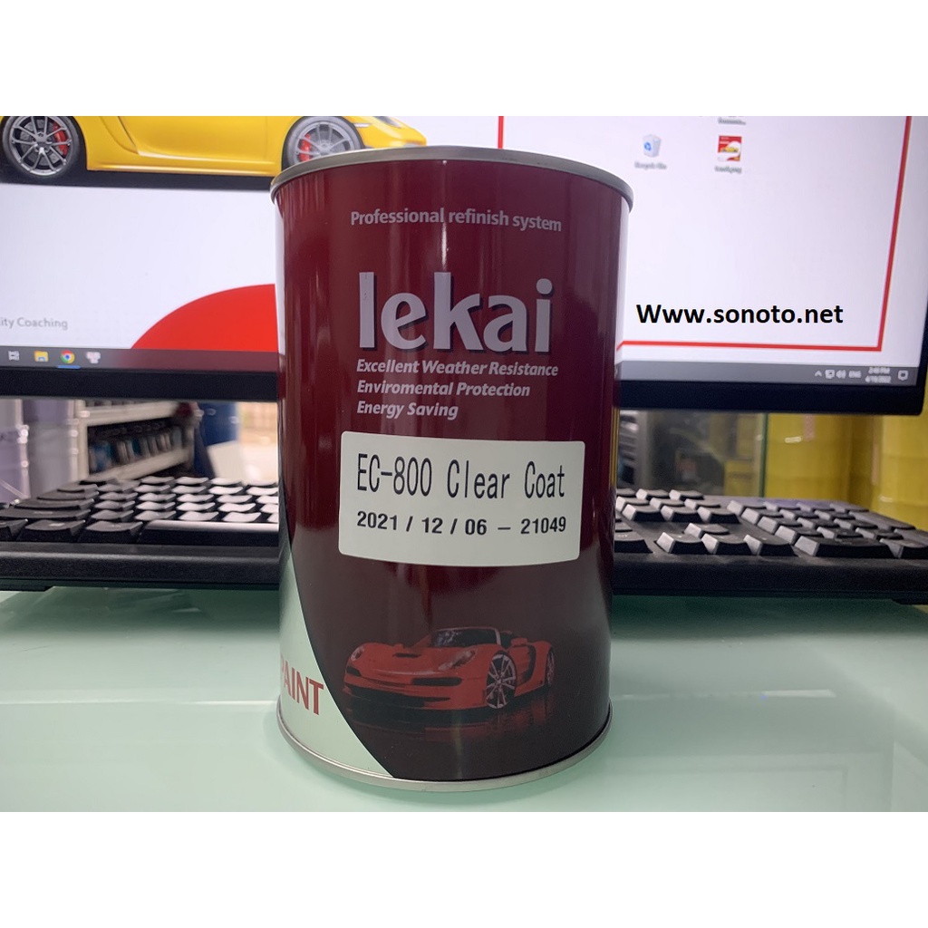 Dầu bóng 2k và đông cứng đi kèm LEKAI (tỉ lệ 2:1) sơn ô tô xe máy
