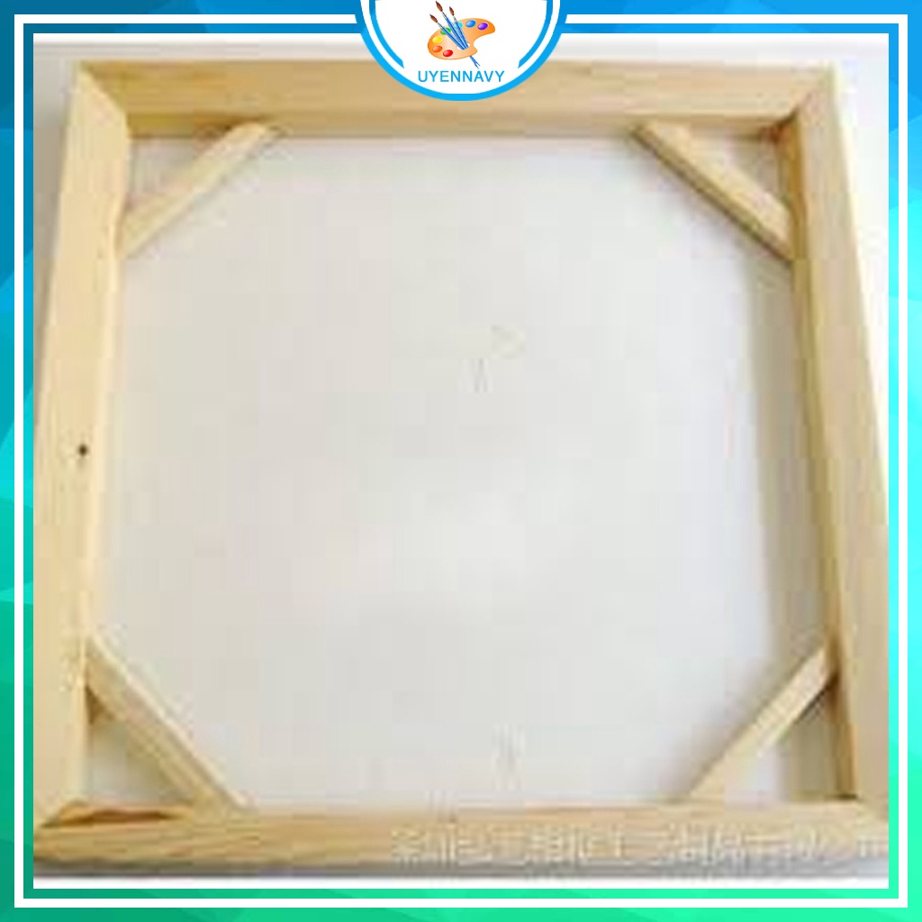 Khung gỗ căng tranh   Số hoá 💥 vải canvas đủ kích thước - decor nhà phong cách mộc