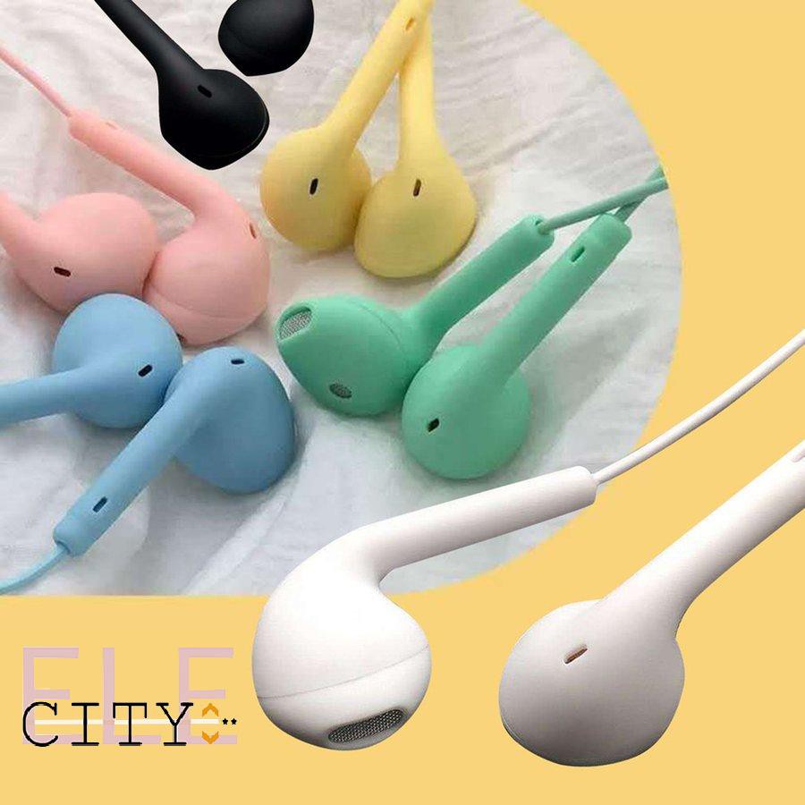 Ele】Tai nghe nhét tai Earphone Super Bass Earphone có Mic cho iPhone / Laptop / Android / Máy Nghe Nhạc