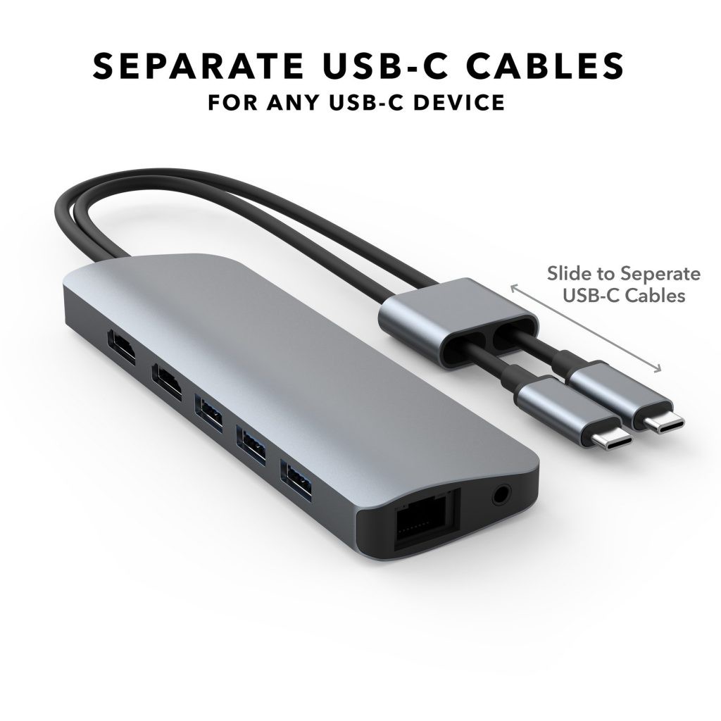 Cổng Chuyển HyperDrive Viber10-IN-2 4K60HZ USB-C Hub cho Macbook/Ipad/Laptop/Smartphone HD392