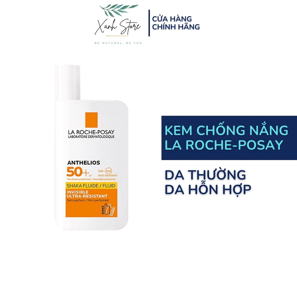 Kem Chống Nắng La Roche-Posay Tuýp Vàng Dành Cho Da Thường, Da Hỗn Hợp