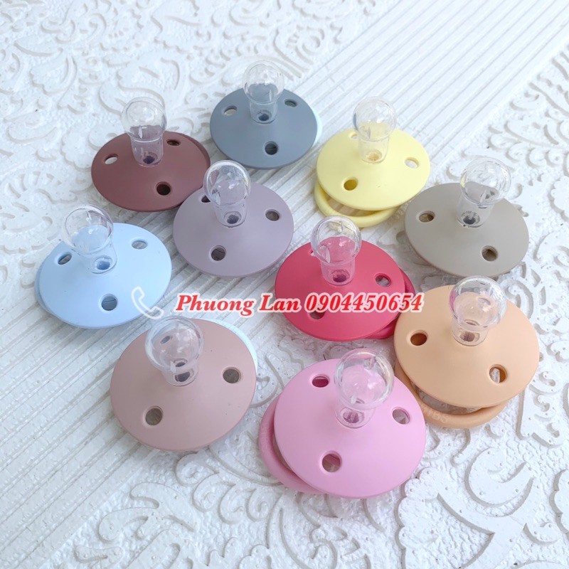 Ti giả BIBS DE LUX Silicone Đan Mạch - Nhập khẩu chính hãng