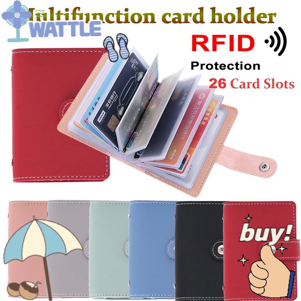 Ví Đựng Thẻ RFID 1 / 26 Ngăn Tiện Dụng Cho Nam Và Nữ