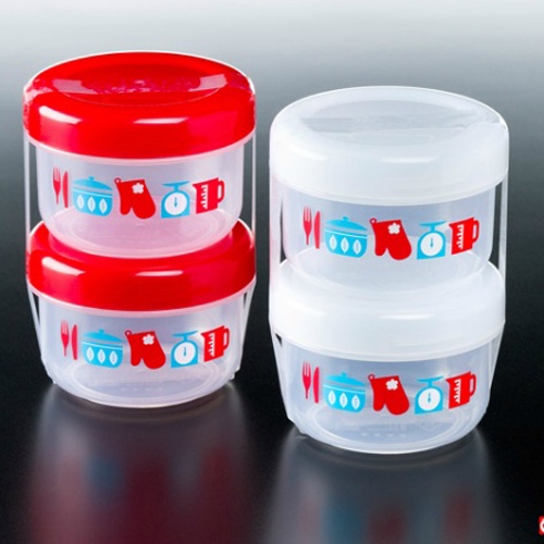 [Hỏa Tốc HN] Bộ 2 Hộp đựng cơm văn phòng , hộp đựng thực phẩm thức ăn tủ lạnh 160ml Nakaya Nhật Bản