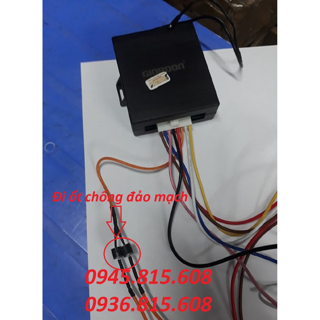 [CÓ CLIP] Bộ điều khiển cửa ô tô.BẢO HÀNH 3 THÁNG GIORDON 12v 24v chính hãng! có tem phản quang 7 mầu!