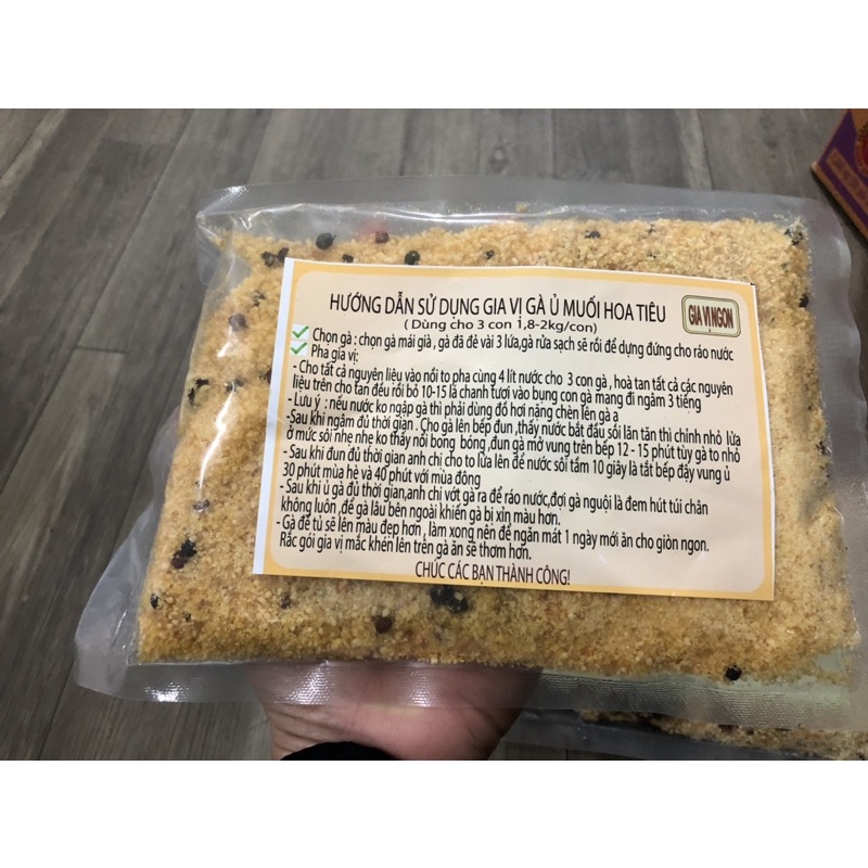 GIA VỊ GÀ Ủ MUỐI HOA TIÊU _TẶNG CÔNG THỨC NƯỚC CHẤM