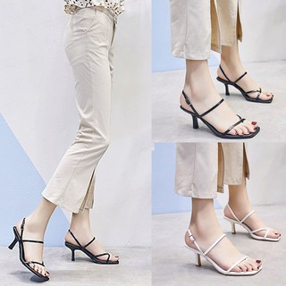 Sandal nữ thời trang cao 5CM mã BBS11 hàng chuẩn form 2 màu đen và trắng
