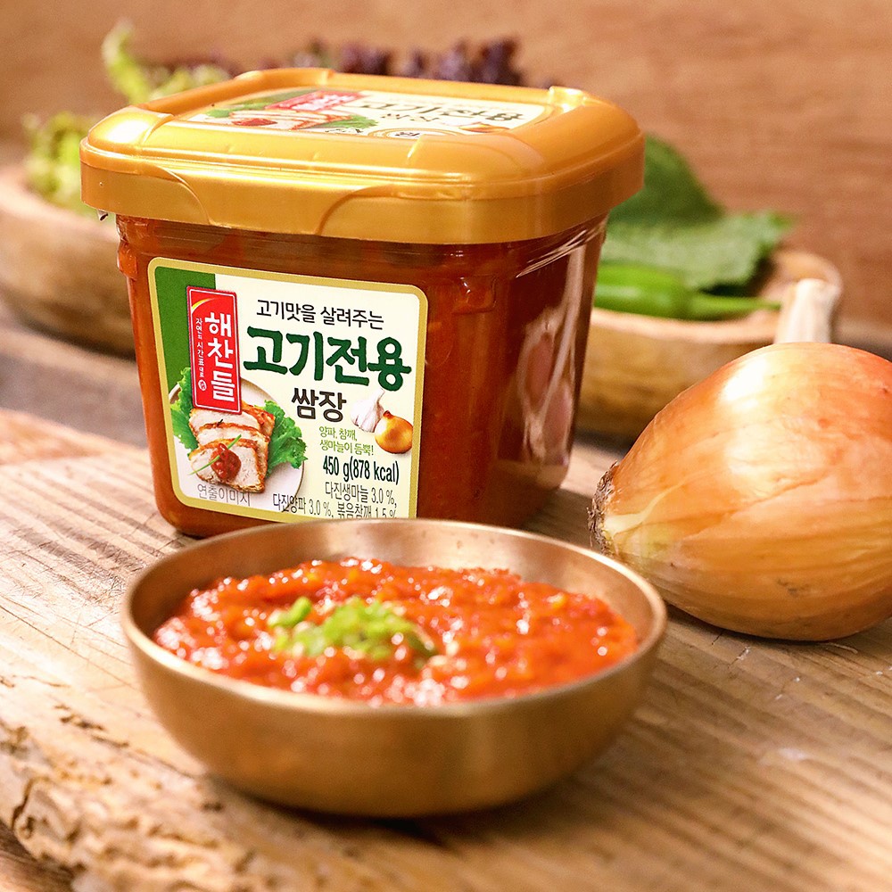Tương chấm thịt nướng Hàn Quốcsốt tương đậu chấm thịt Hàng Nhập Khẩu CJ Foods 450g OVEZZO OVZDR012
