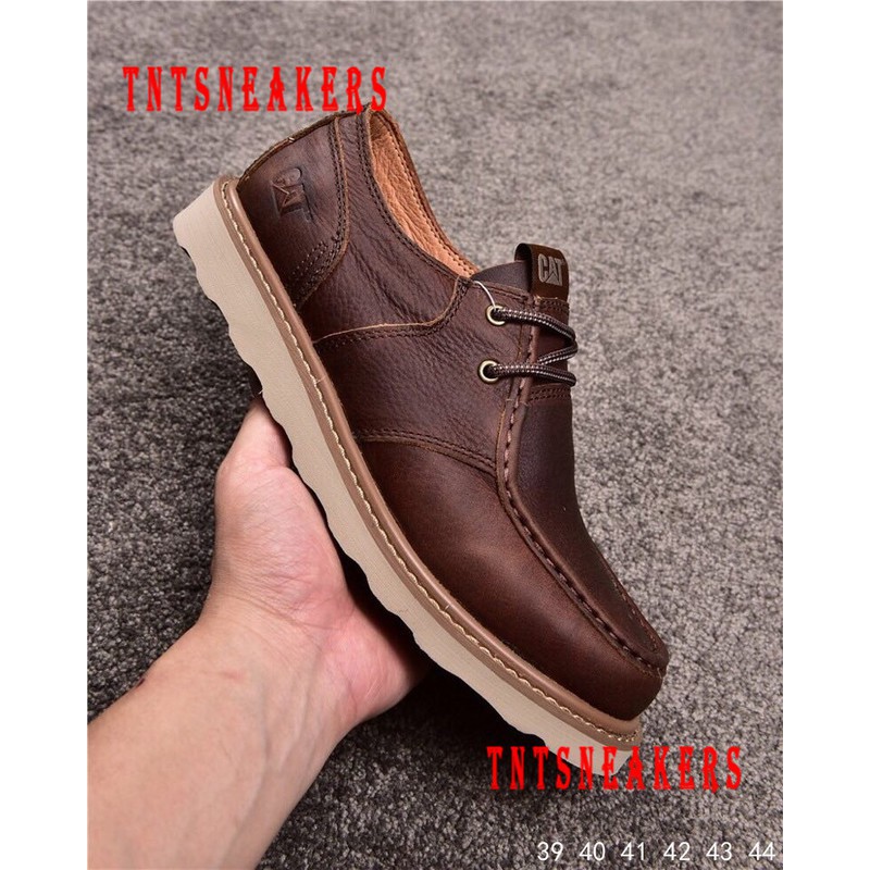 Original Caterpillar Men FOOTWEAR Work Genuine Leather Boot Shoes VN7291 630 10065