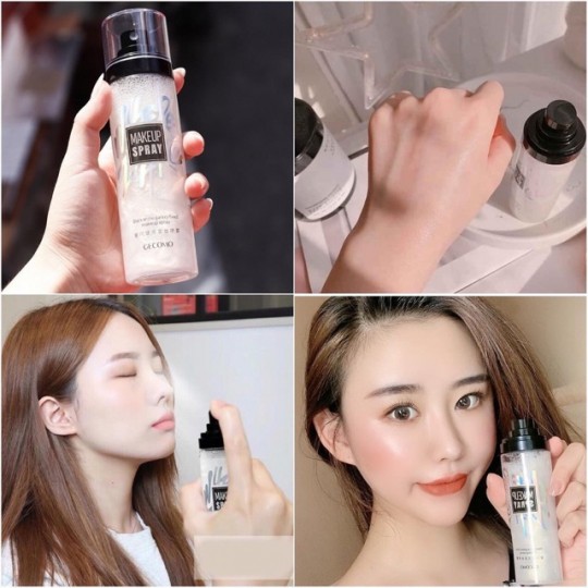 CHAI XỊT KHOÁNG CỐ ĐỊNH, KHÓA LỚP TRANG ĐIỂM, MAKE UP CHỐNG THẤM NƯỚC, MỒ HÔI