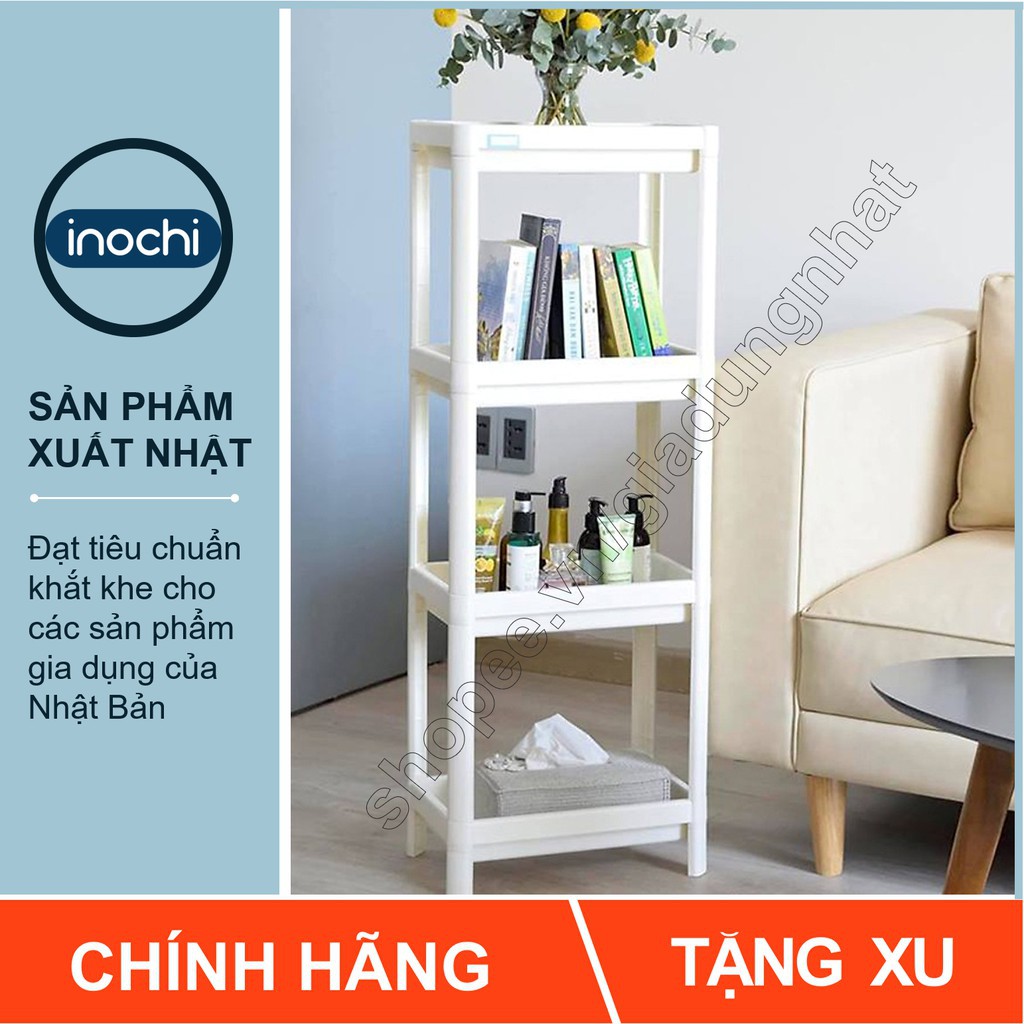 Kệ Đa Năng 4 Tầng Inochi Nhựa Dùng Để Đựng Gia Vị Nhà Bếp Đựng Đồ Thực Phẩm Hoặc Làm Giá Để Đồ Nhà Tắm Phòng Ngủ