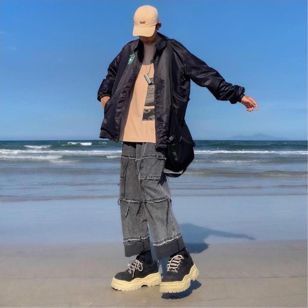 Áo khoác dù chống nắng dành cho cặp đôi nam nữ LOKI SHOP in hình THEZED Jacket form rộng 2 màu unisex ulzzang | BigBuy360 - bigbuy360.vn