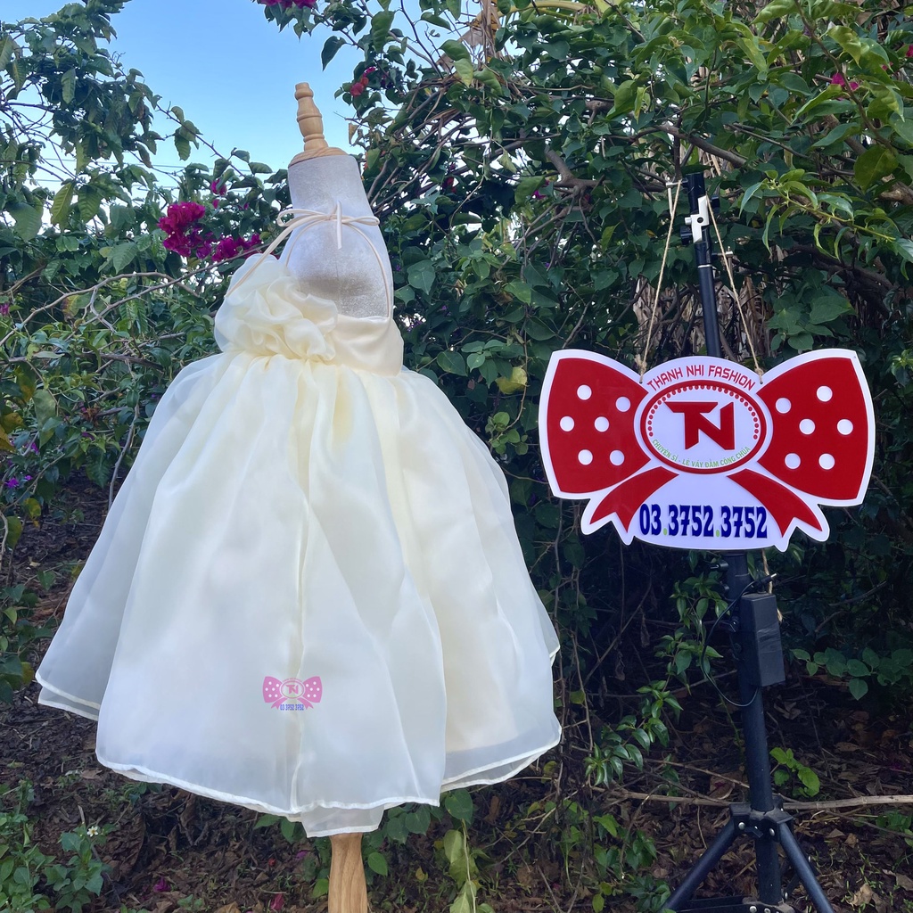 Đầm Công Chúa Bé Gái, Váy Công Chúa Voan Vàng Màu Nắng Nhẹ Cao Cấp Cực Xinh Cho Bé Yêu - TN26420220010