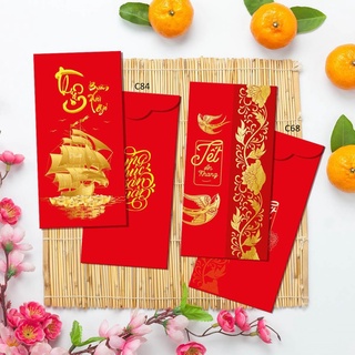 Combo 10 bao lì xì tết 2022, bao lì xì tết nhâm dần mẫu mới đẹp c84 - c68