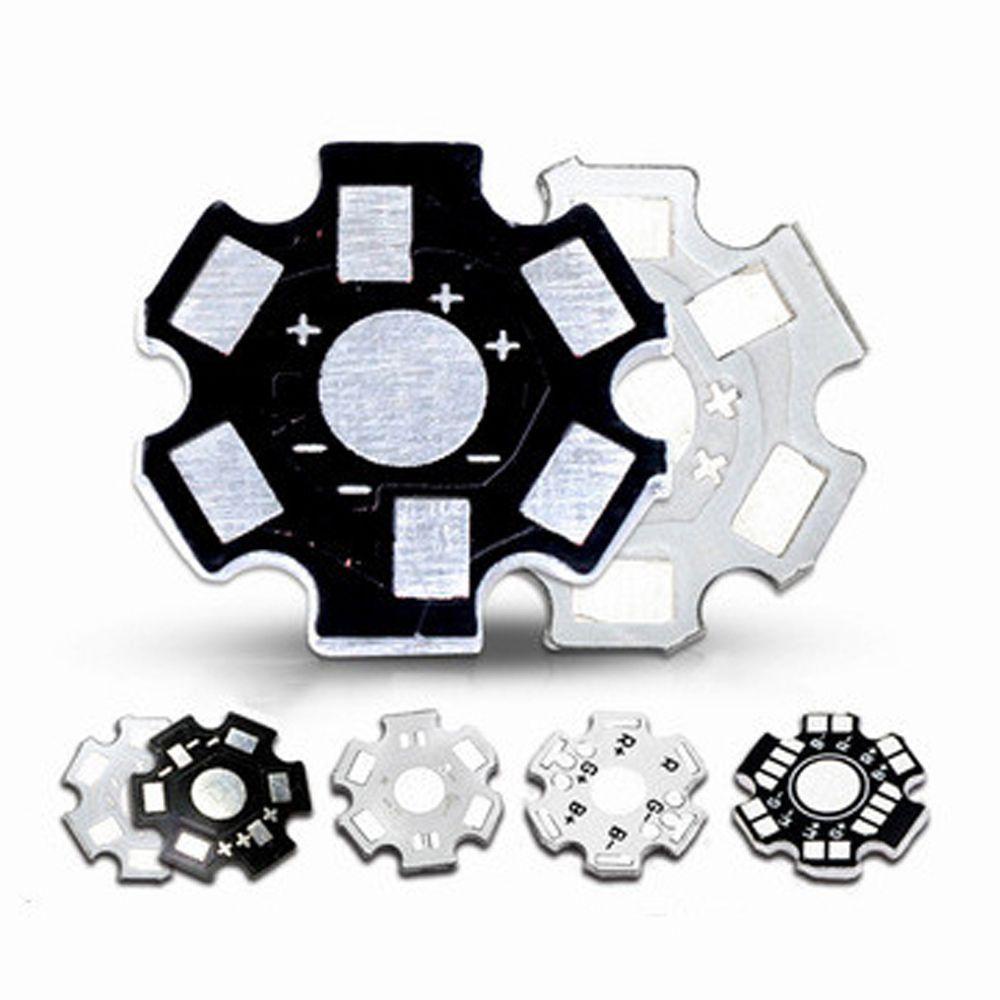 Đế Nhôm Tản Nhiệt Chip Đèn LED 2PIN 4PIN 6PIN 8PIN Màu Trắng Đen