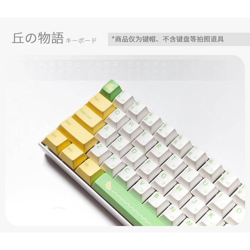 Lemon Keycap CHERRY Profile Dye-Sublimation 139 Phím Keycaps PBT dày cho Bàn phím cơ MX Switch
