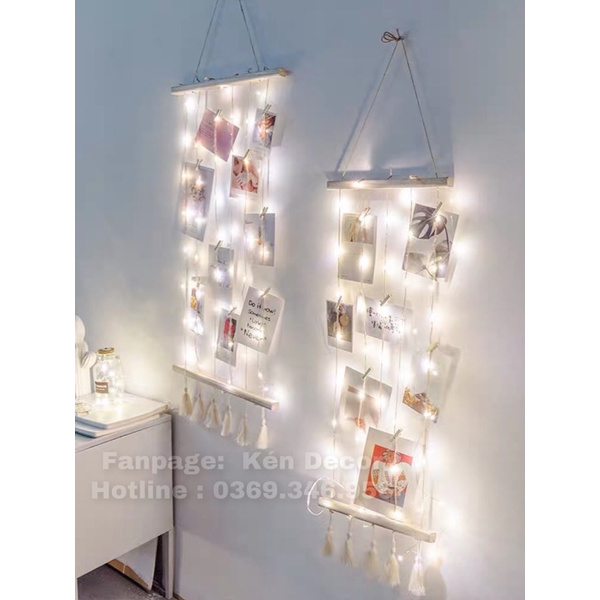 Khung treo anh trang trí, decor Hàn Quốc giá rẻ( TẶNG 10 KẸP ẢNH)