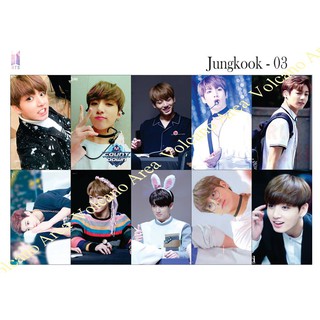 [BTS] Set Sticker JUNGKOOK - 9 mẫu (có nhiều mẫu hình dán Kpop)