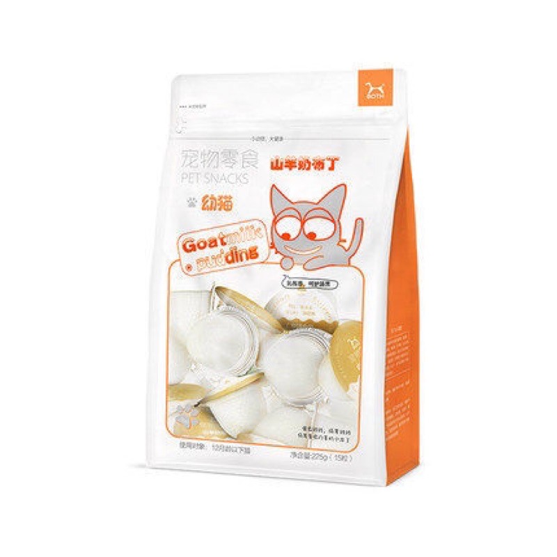 Thạch sữa dê pudding bổ sung canxi cho mèo (túi 225g 15viên)