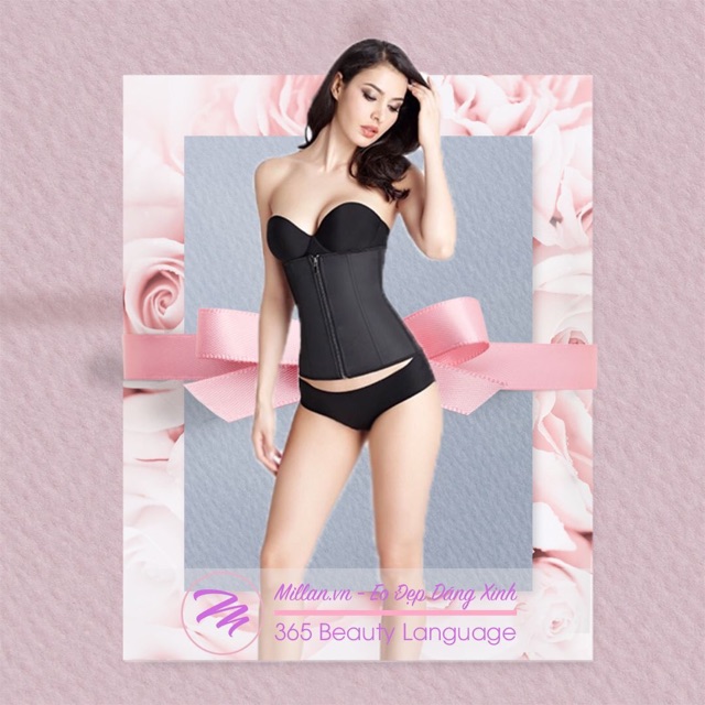 [Mã 12FMCGSALE1 giảm 10% đơn 250K] Đai nịt bụng latex 9 xương zipper | BigBuy360 - bigbuy360.vn