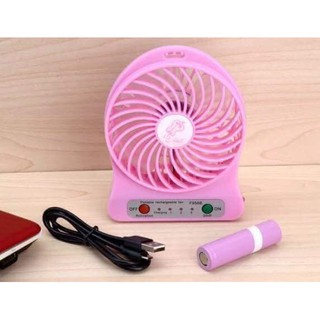 Quạt tích điện mini fan 3 cấp độ
