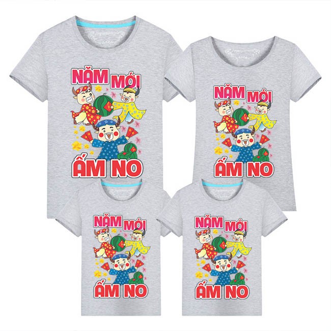 Áo gia đình NĂM MỚI ẤM NO TẾT 2021 | Áo bé trai | bé gái đẹp TET5 - Hương Nemo Style