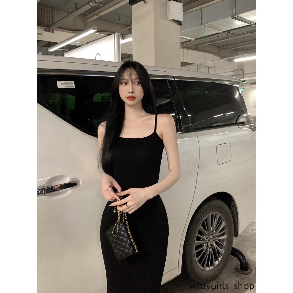 Wittygirls-đầm Đuôi Cá Dáng Dài Thời Trang Mùa Thu Cho Nữ