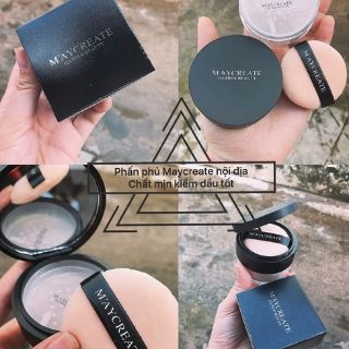 Phấn phủ kiềm dầu maycreate nội địa