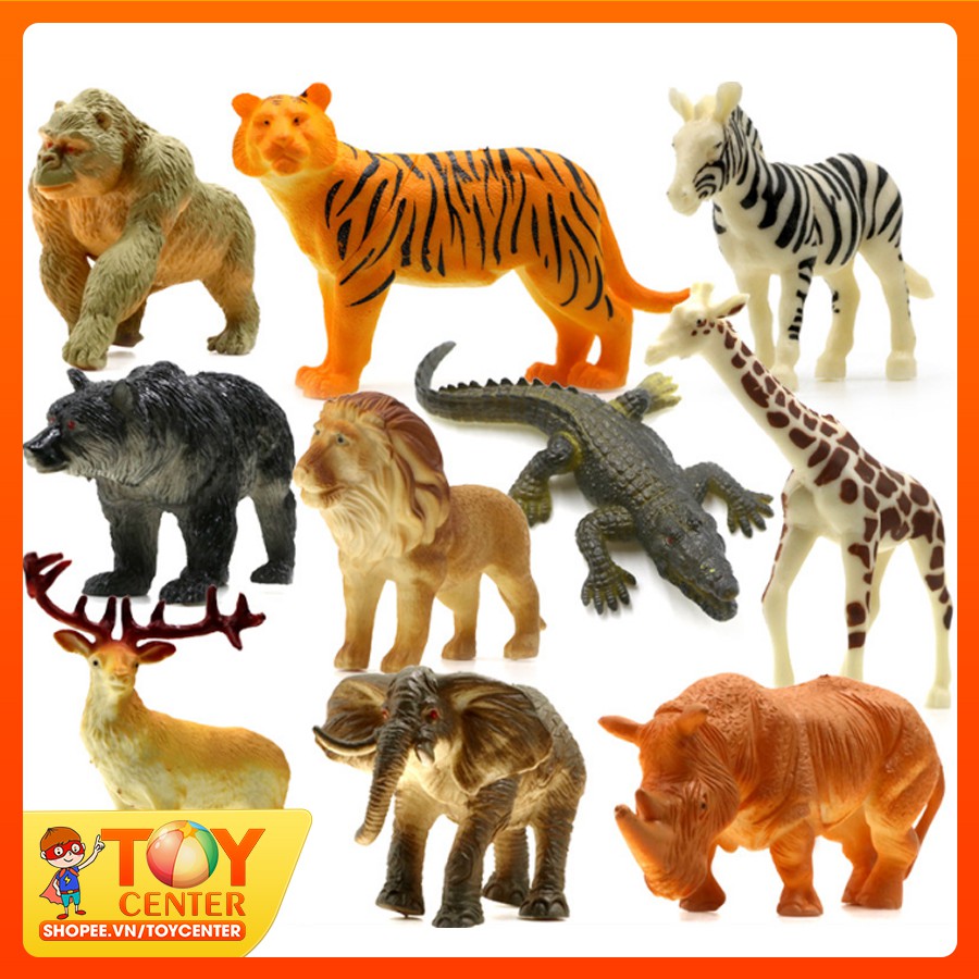 Mua Bộ 10 Con Vật Giúp Bé Nhận Biết Con Vật - Toy Center — Đồ Chơi Trẻ Em