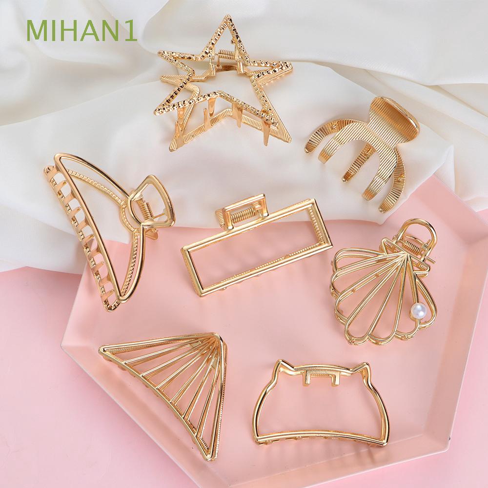 Kẹp tóc càng cua thiết kế xinh xắn làm bằng kim loại chất lượng cao