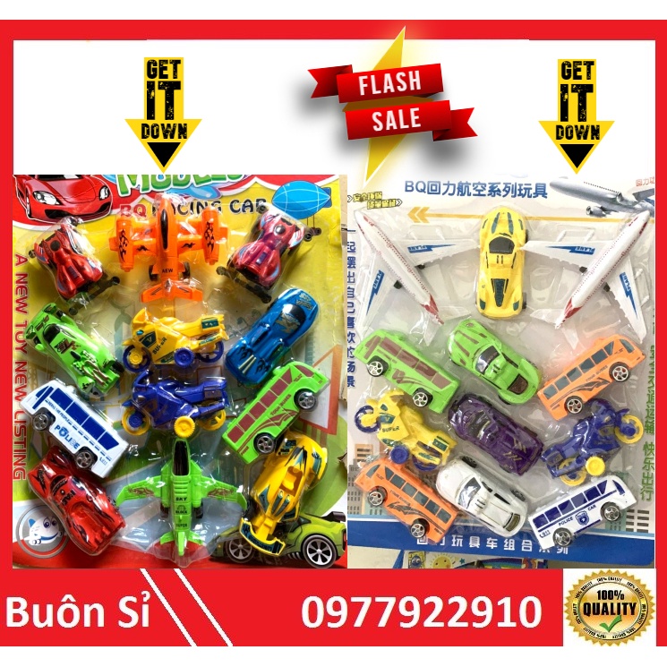 Đồ chơi ôtô, máy bay _ Đồ chơi bộ sưu tập phương tiện giao thông cho bé