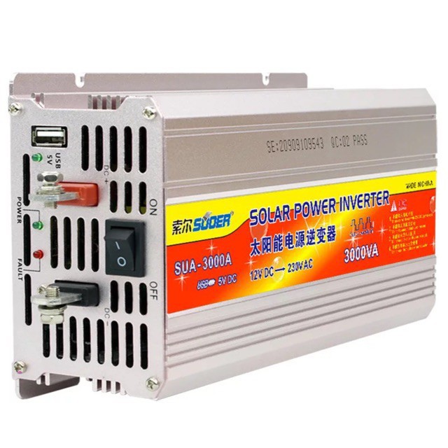 Máy đổi nguồn điện 12V 3000W Suoer SUA-3000A