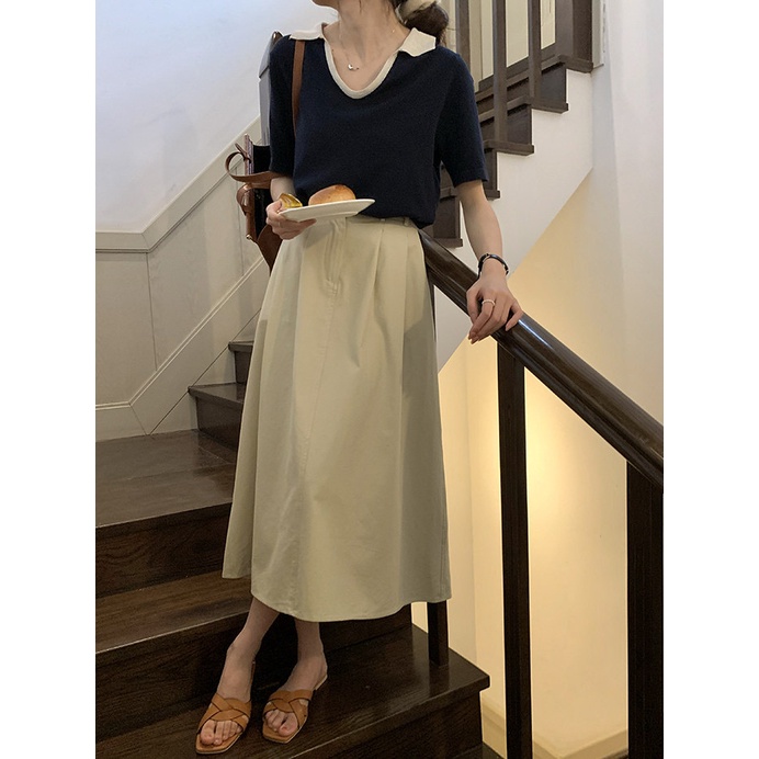 Áo Sweater Tay Ngắn Dáng Rộng Thời Trang Mùa Hè Dễ Phối Đồ Cho Nữ | BigBuy360 - bigbuy360.vn