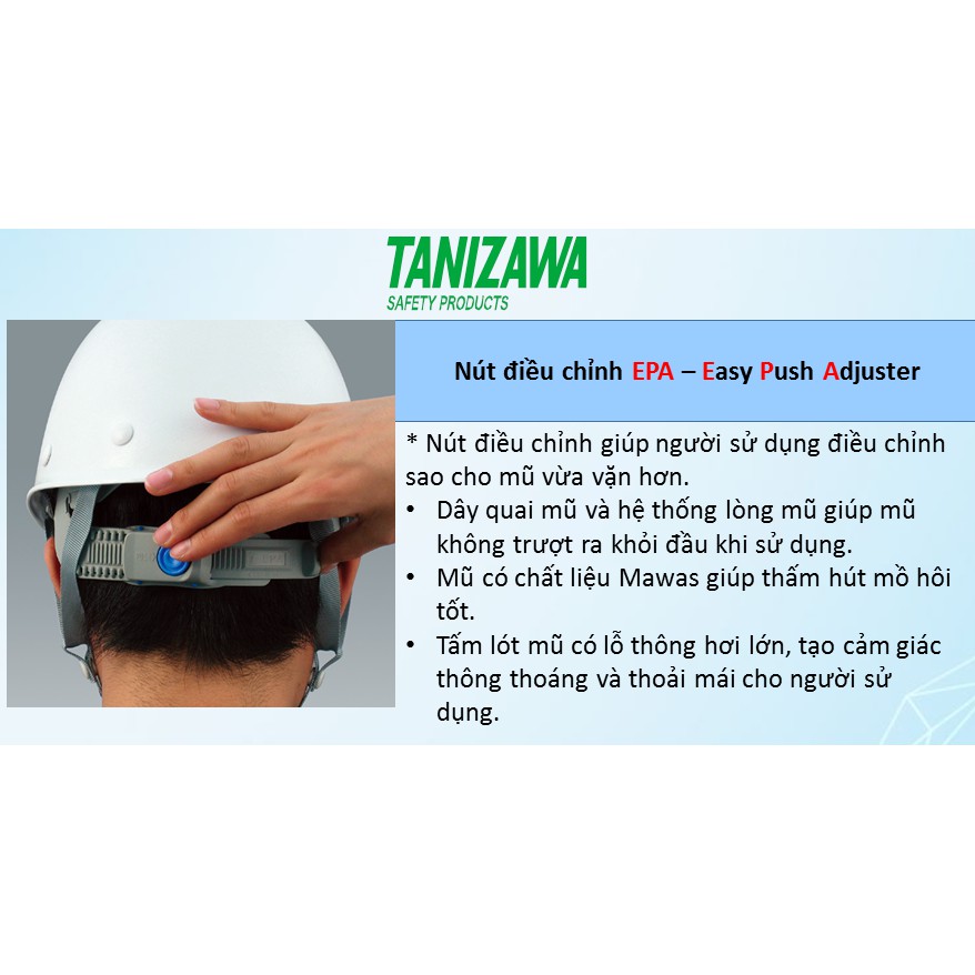 Mũ bảo hộ lao động Tanizawa ST#148- Nhật bản