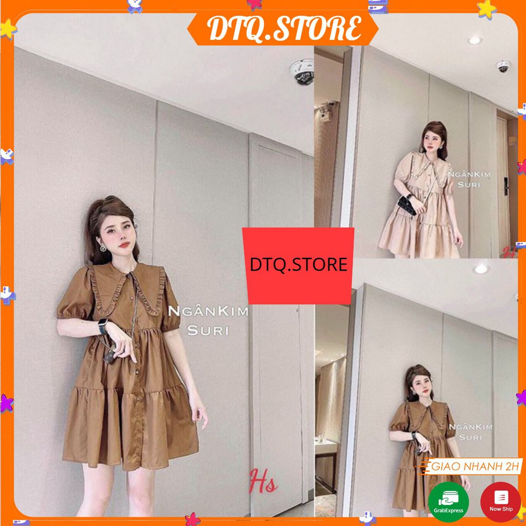 VÁY BA BY DOLL CỔ BÈO TAY PHỒNG (GIÁ SỈ )FREESHIP .HÀNG TRẺ ĐẸP HỢP VỚI NHIỀU LỨA TUỔI (CÓ ẢNH THẬT VÀ ĐÁNH GIÁ SẢN PHẨM