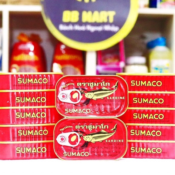 Cá Mồi hộp sốt cà Sumaco Thái Lan ( 125g )