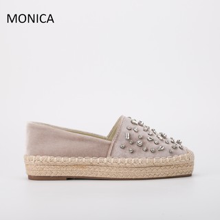 Giày đế cói đính đá M3002X03 MONICA