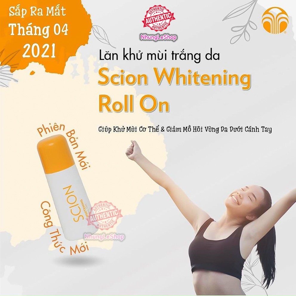 [Chính Hãng] Lăn Khử Mùi Scion Nuskin Đặc Biệt Khử Mùi Hôi Nách,Mùi Cơ Thể - Mẫu Mới